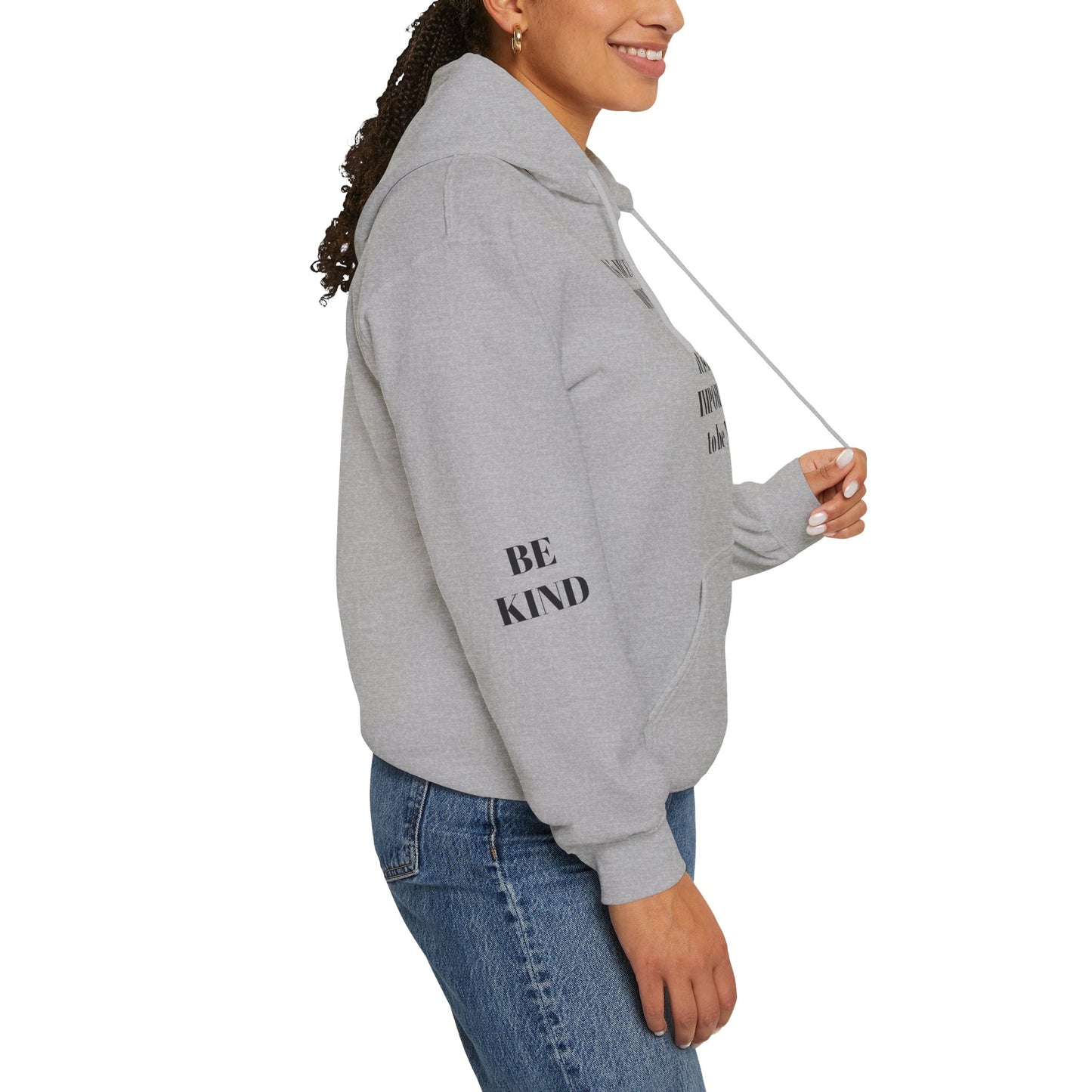 BE NICE HOODED SWEATSHIRT