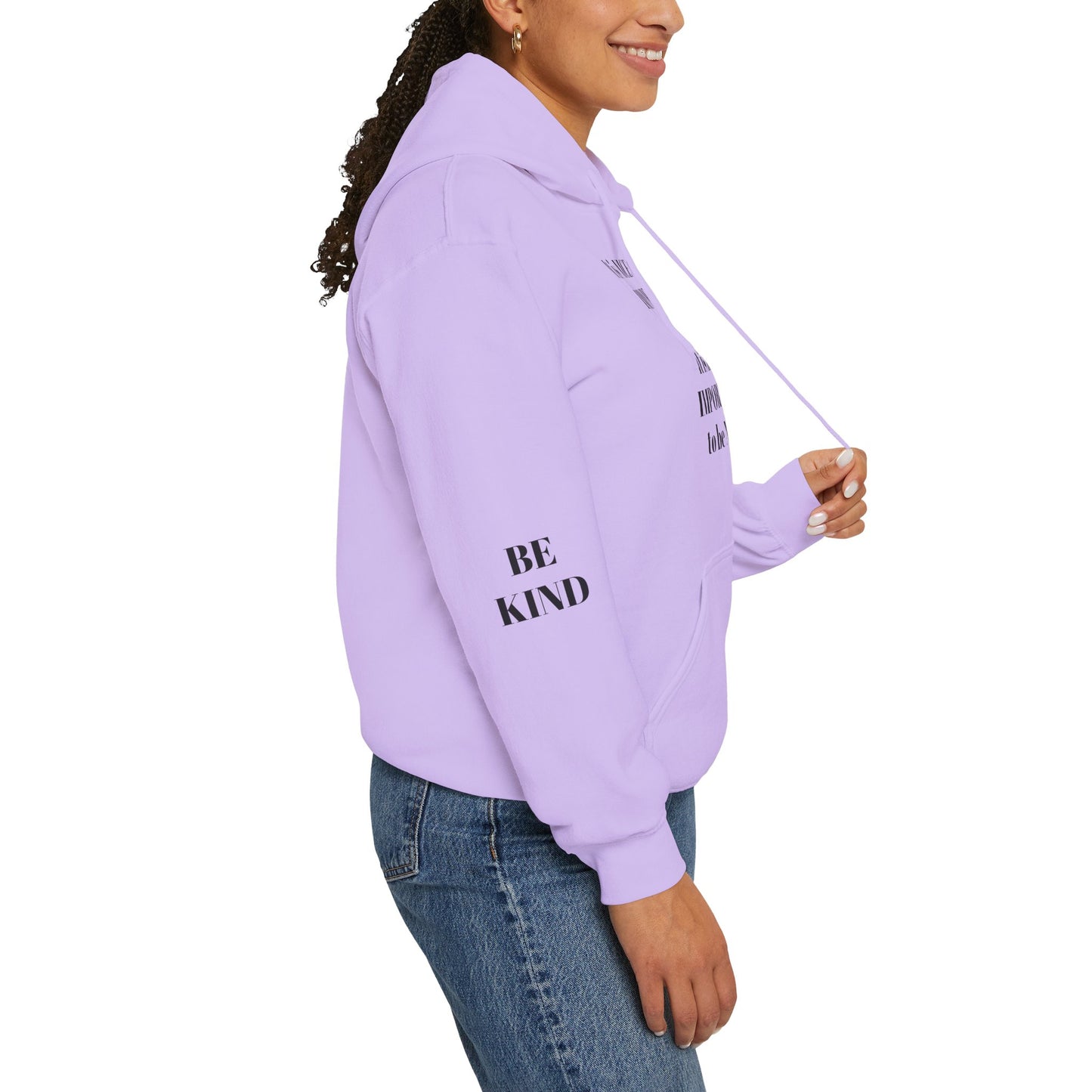 BE NICE HOODED SWEATSHIRT