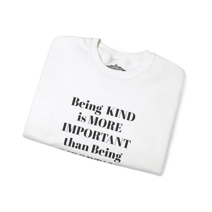BE KIND CREWNECK SWEATSHIRT