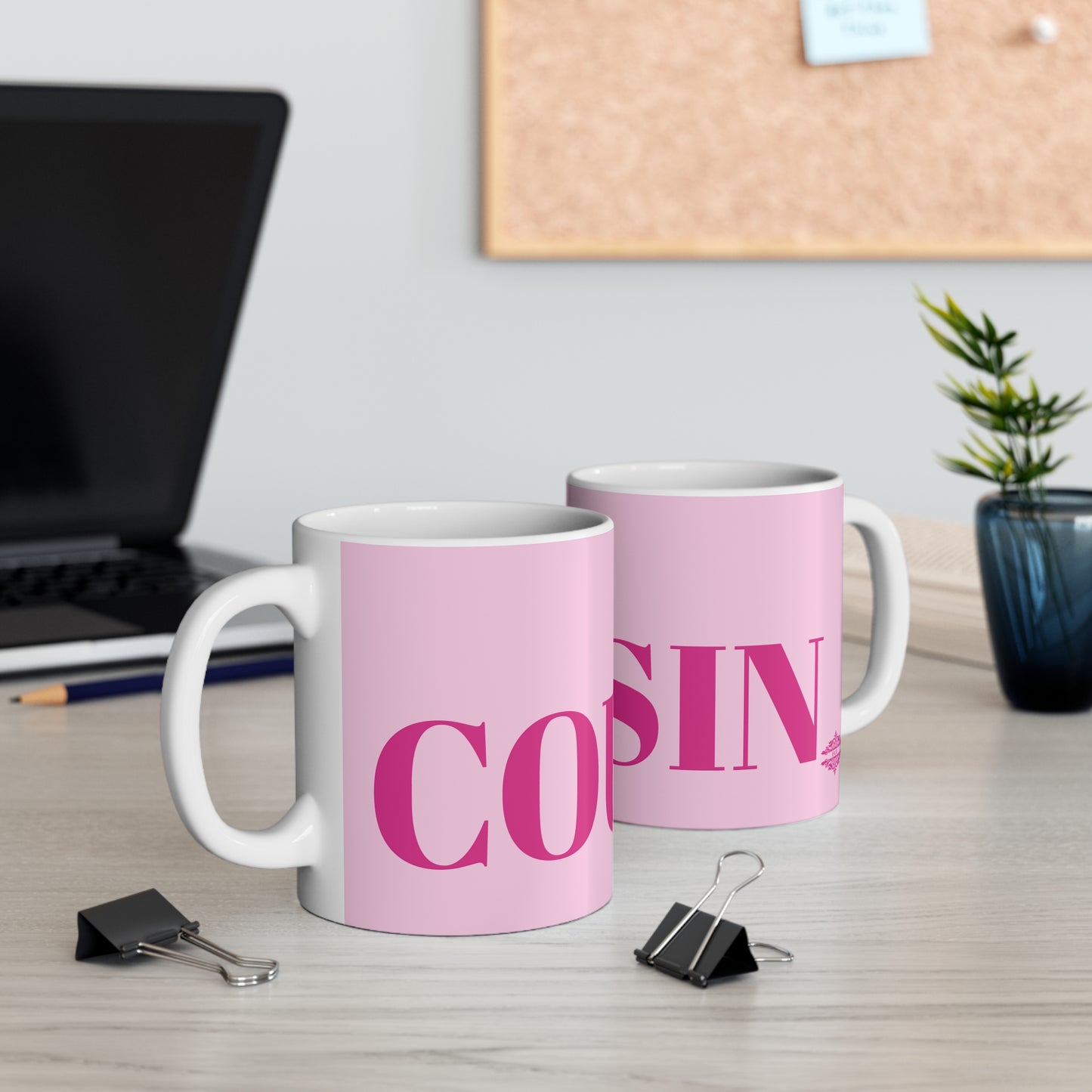 LIGHT PINK COUSIN MUG