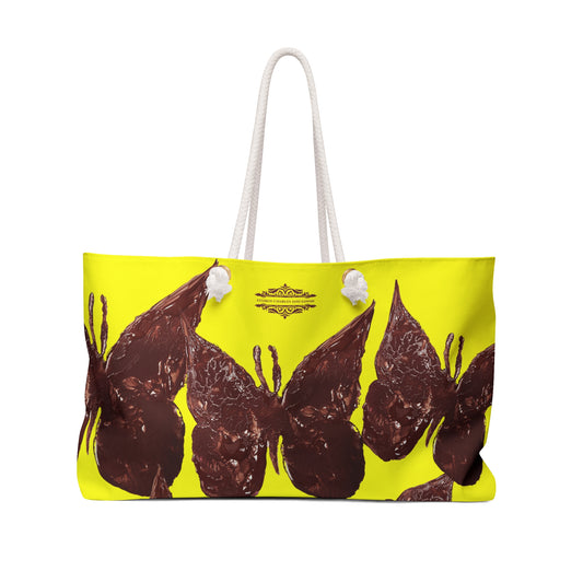 BRIGHT YELLOW ELEGANT TOTE