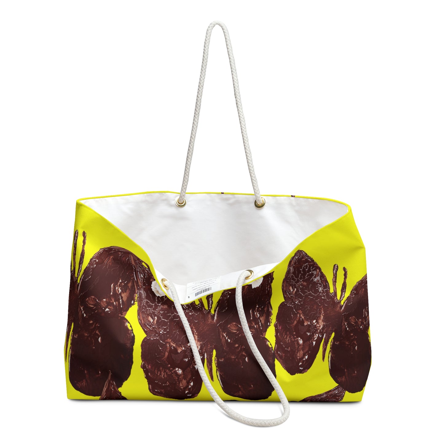 BRIGHT YELLOW ELEGANT TOTE