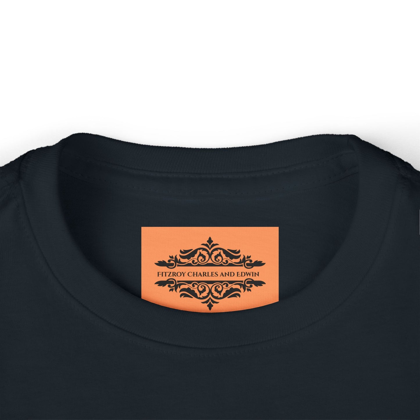 BIG ORANGE FLOWER TODDLER LONG SLEEVE TEE