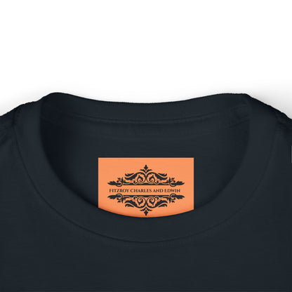 BIG ORANGE FLOWER TODDLER LONG SLEEVE TEE