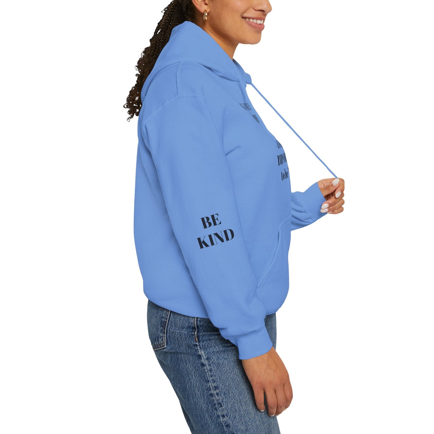 BE NICE HOODED SWEATSHIRT
