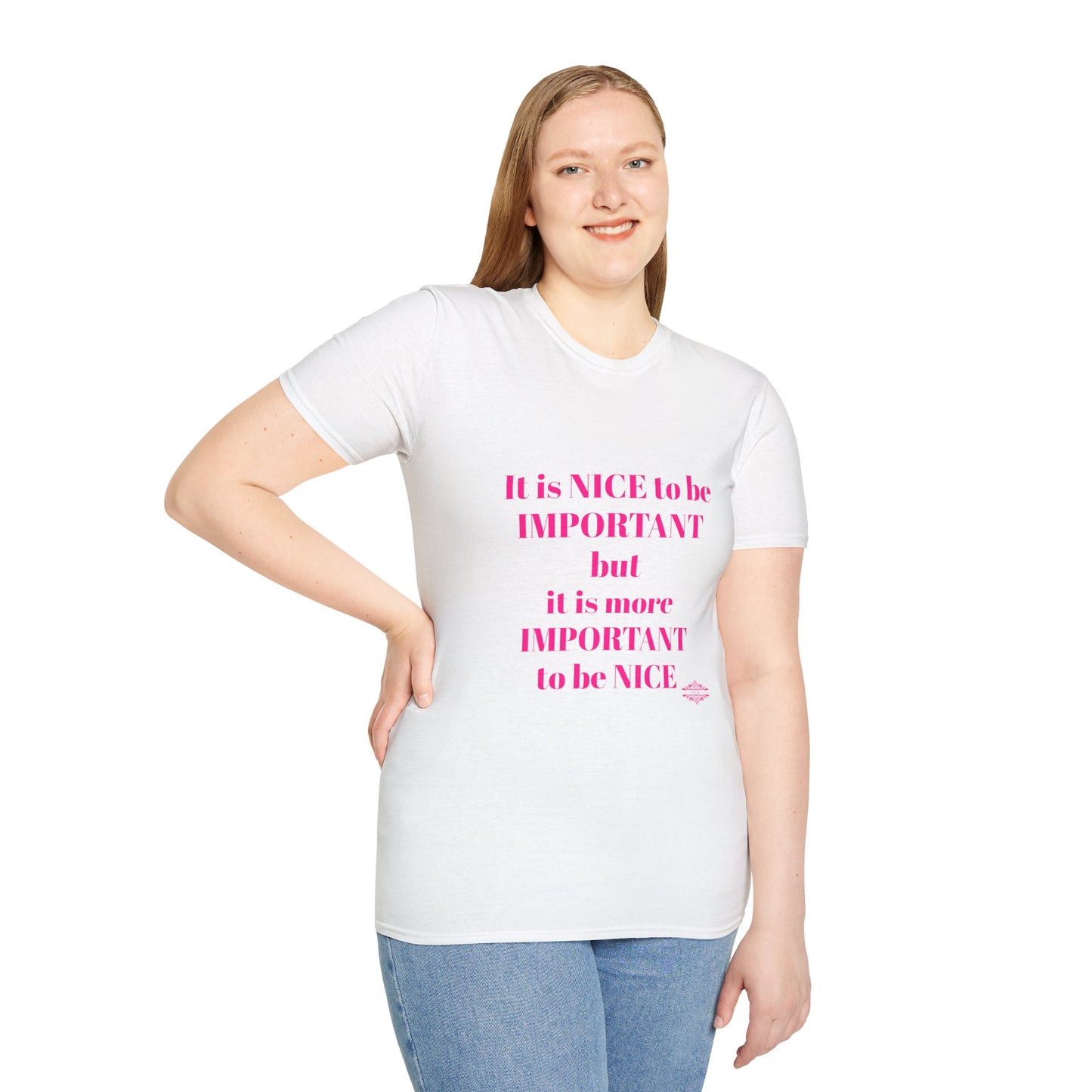 INSPIRATIONAL QUOTE BE NICE TEE