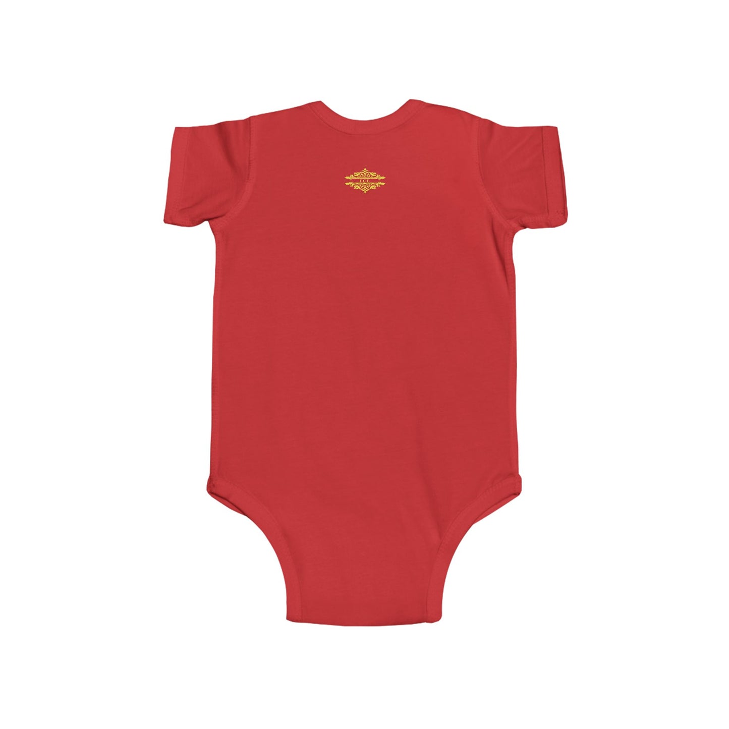 CUTE YELLOW HEART INFANT BODYSUIT