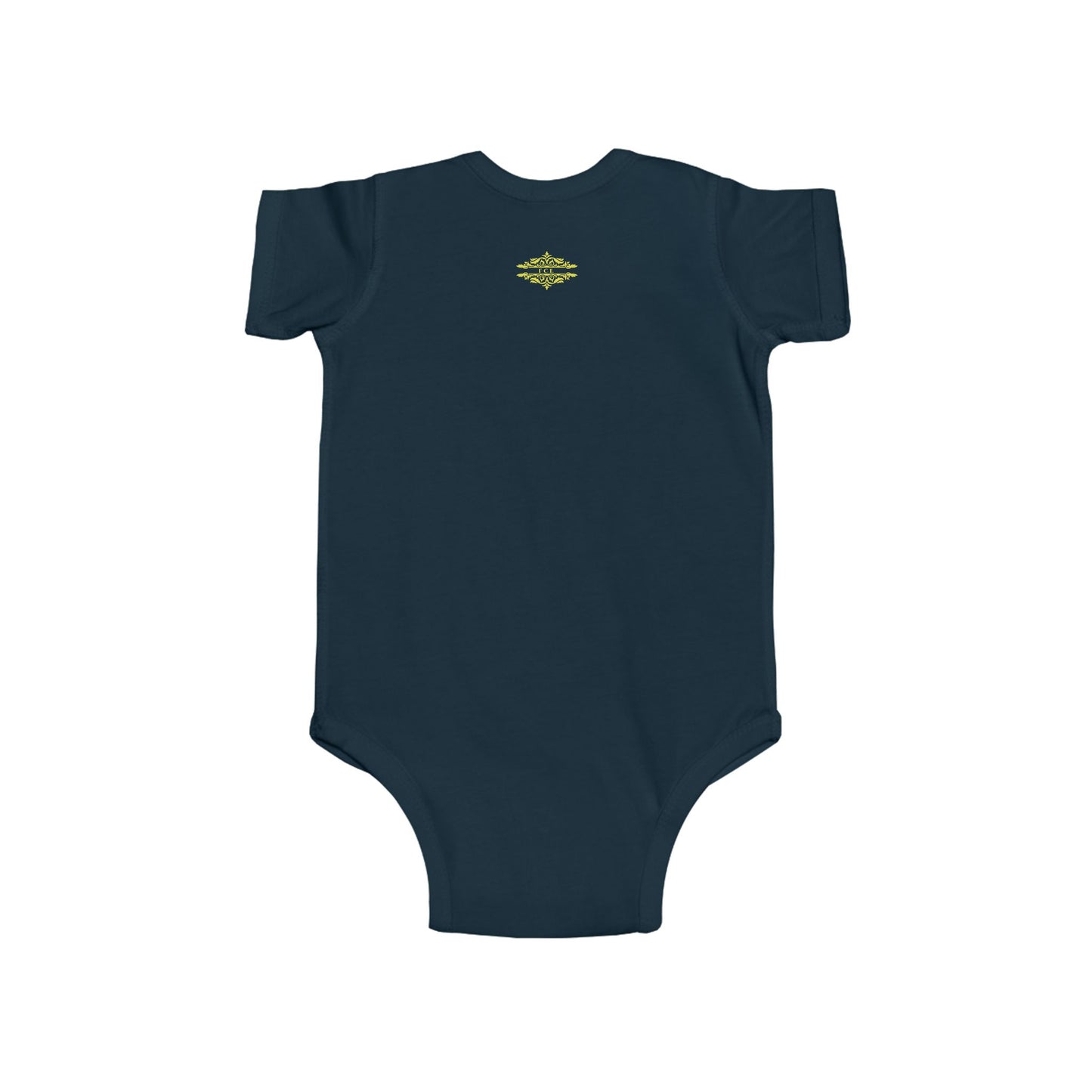 CUTE YELLOW HEART INFANT BODYSUIT