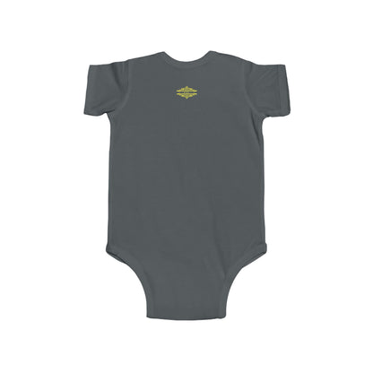 CUTE YELLOW HEART INFANT BODYSUIT