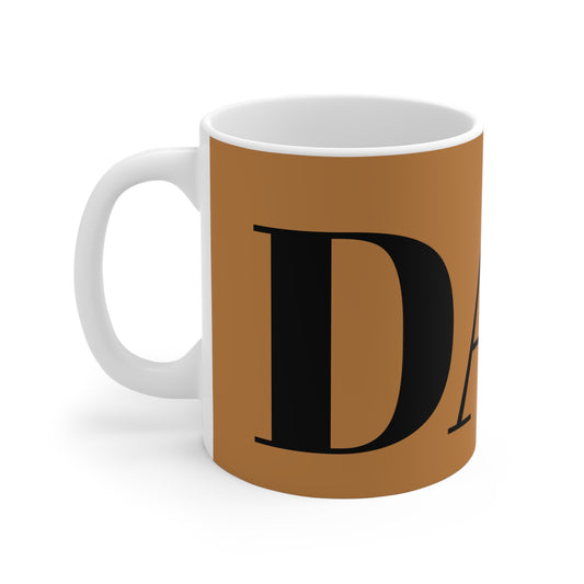 LIGHT BROWN DAD MUG