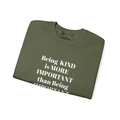 BE KIND CREWNECK SWEATSHIRT