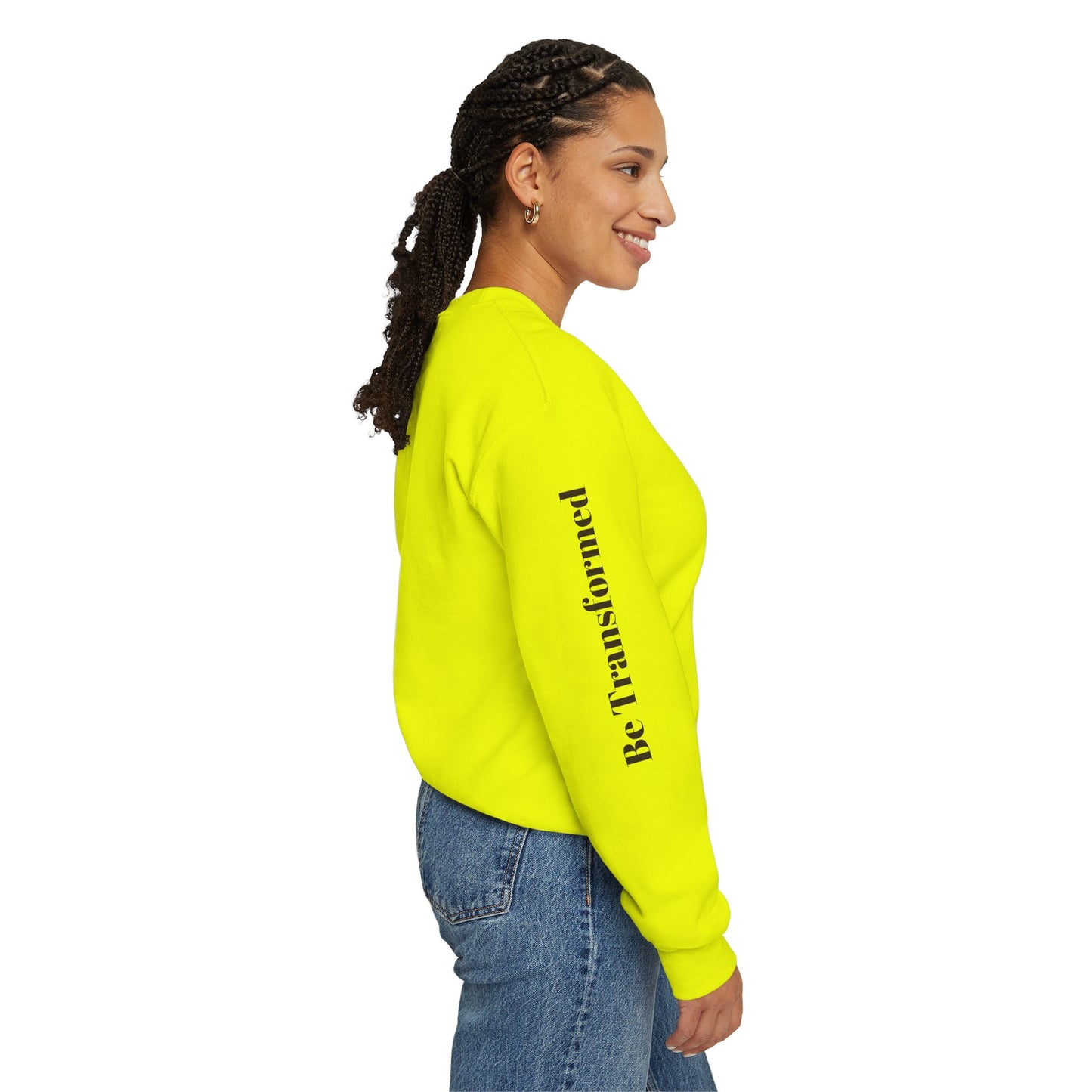 BE TRANSFORMED CREWNECK SWEATSHIRT