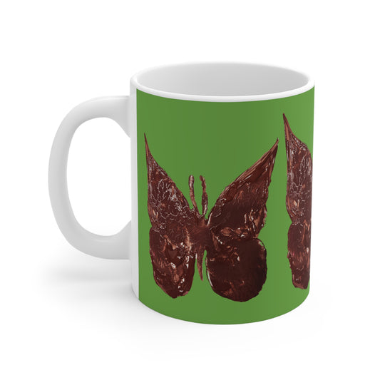 BROWN PAPILLON MUG
