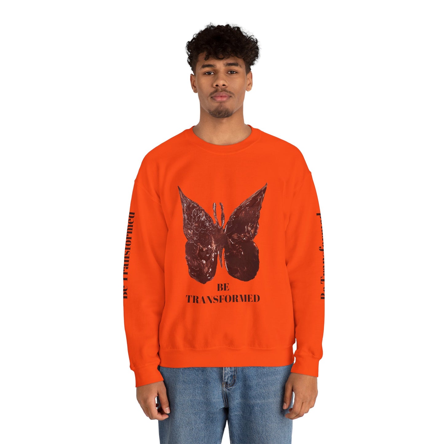 BE TRANSFORMED CREWNECK SWEATSHIRT