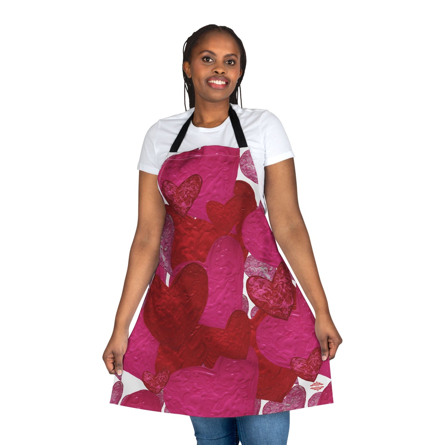 HEARTS HEARTS HEARTS APRON