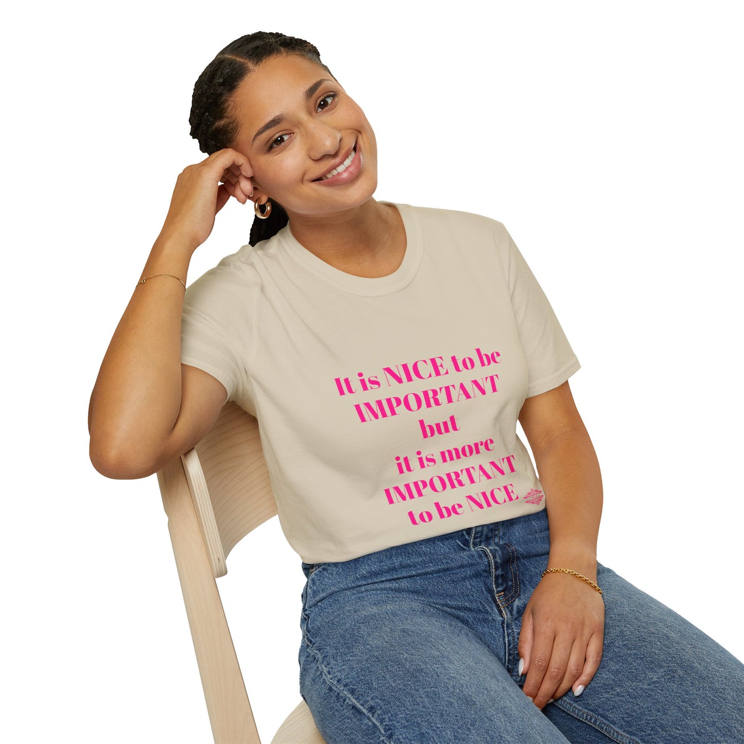 INSPIRATIONAL QUOTE BE NICE TEE
