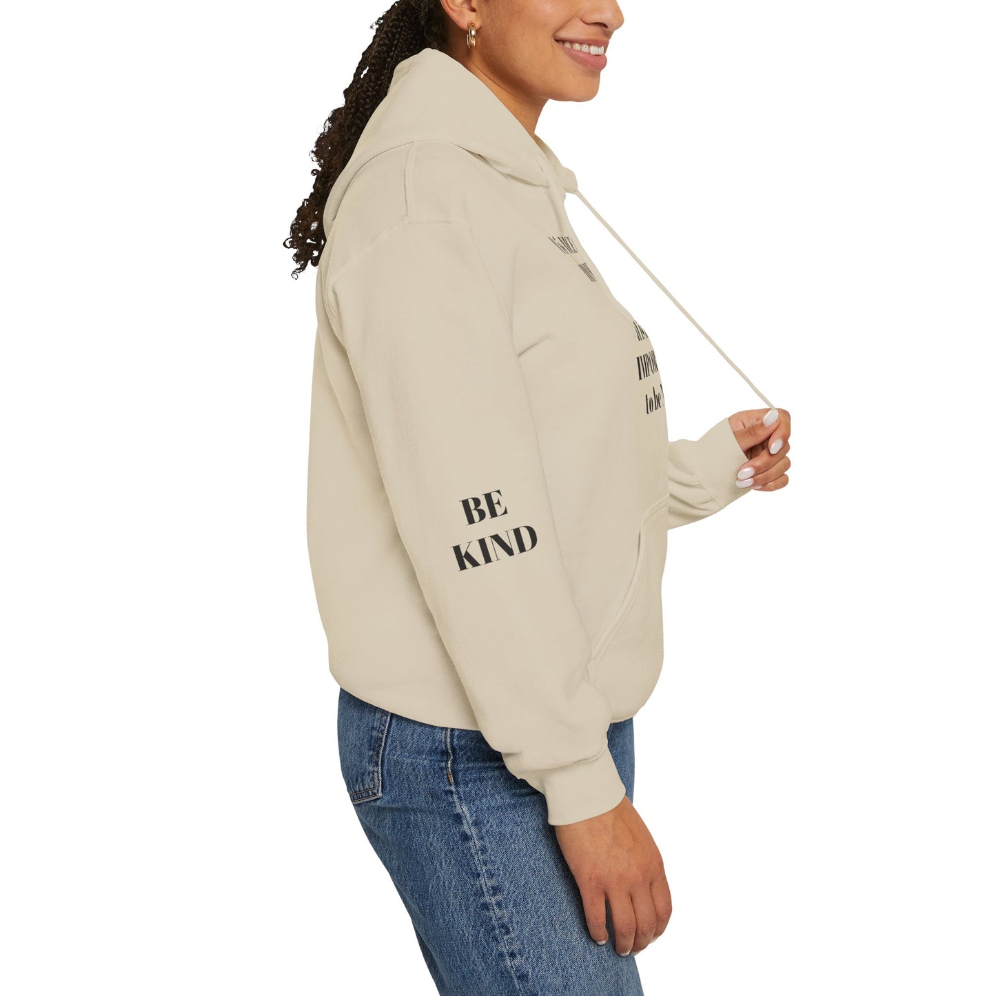 BE NICE HOODED SWEATSHIRT