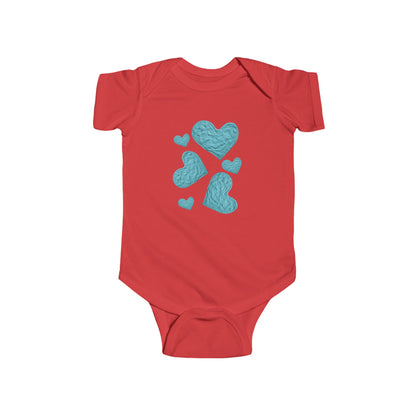 BLUE HEART INFANT BODYSUIT