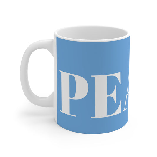 SKY BLUE PEACE MUG
