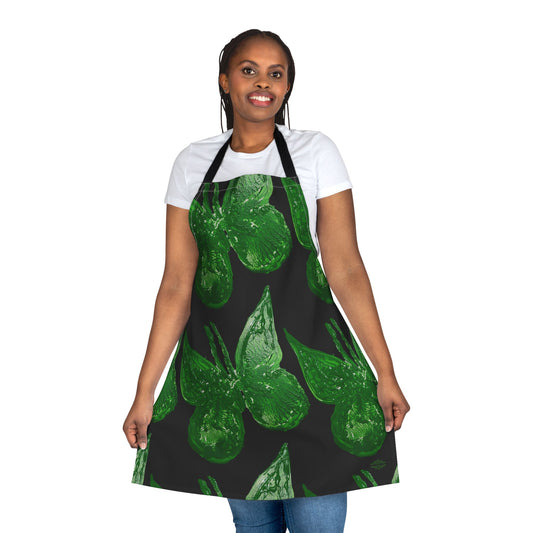 GREEN BUTTERFLIES APRON