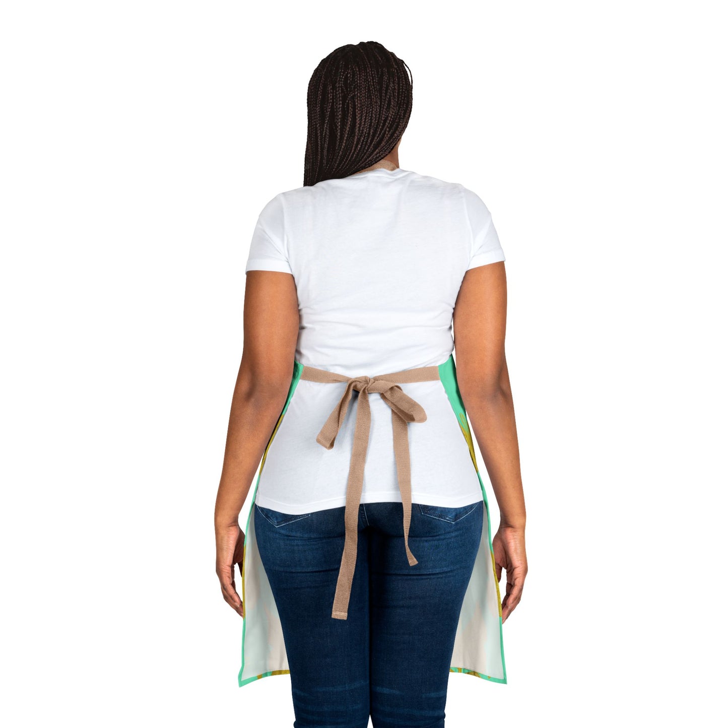 YELLOW BUTTERFLY APRON