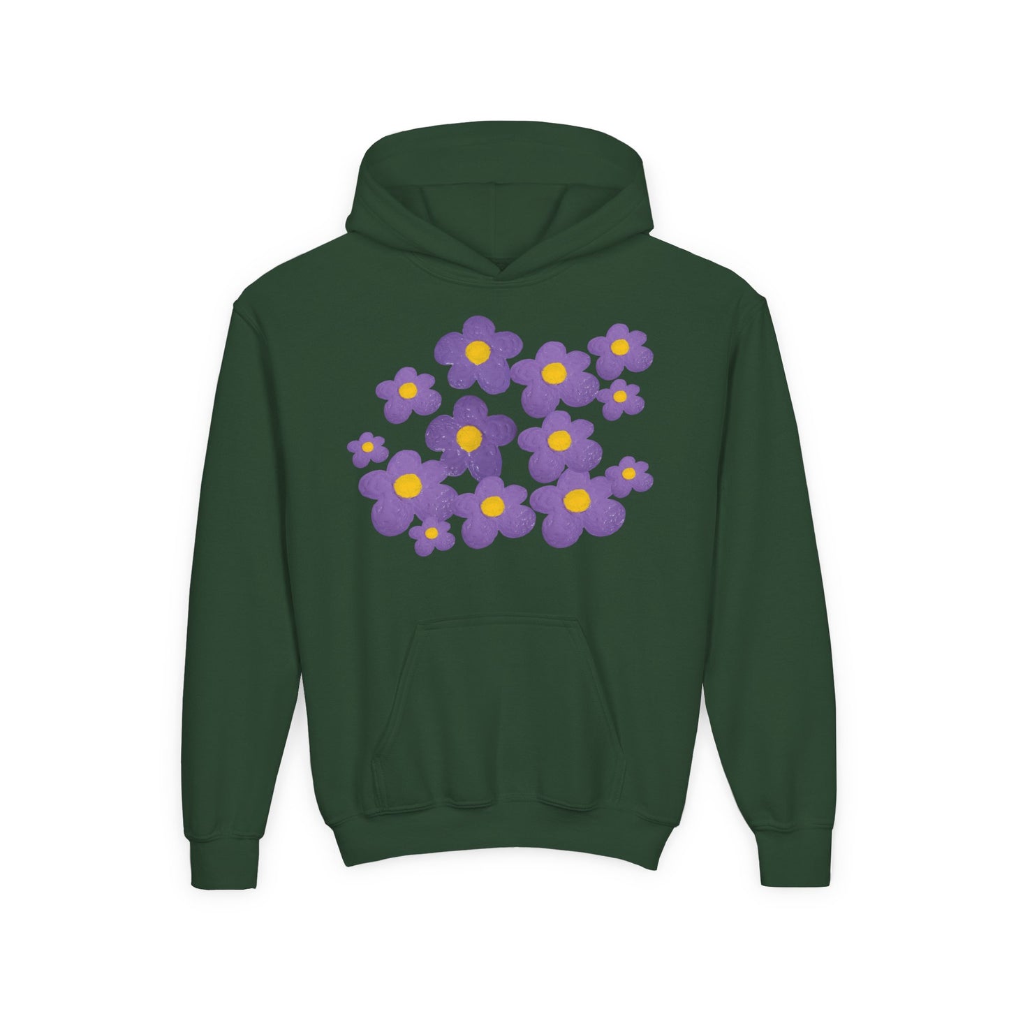 FUN ORANGE HOODED SWEATSHIRT