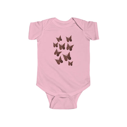 MINI BROWN BUTTERFLIES BODYSUIT