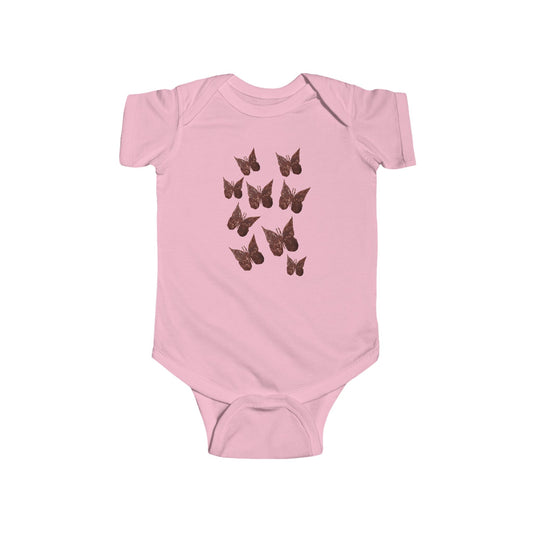 MINI BROWN BUTTERFLIES BODYSUIT