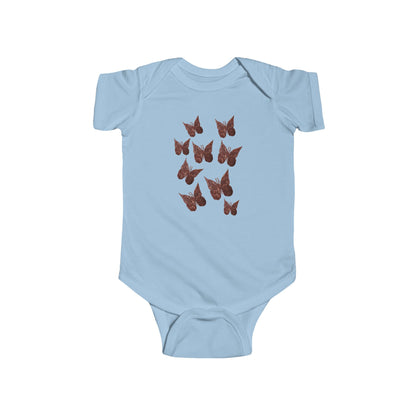 MINI BROWN BUTTERFLIES BODYSUIT
