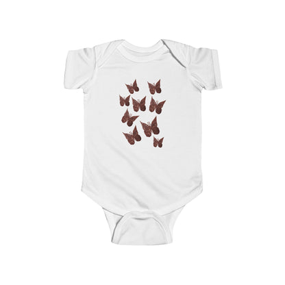 MINI BROWN BUTTERFLIES BODYSUIT