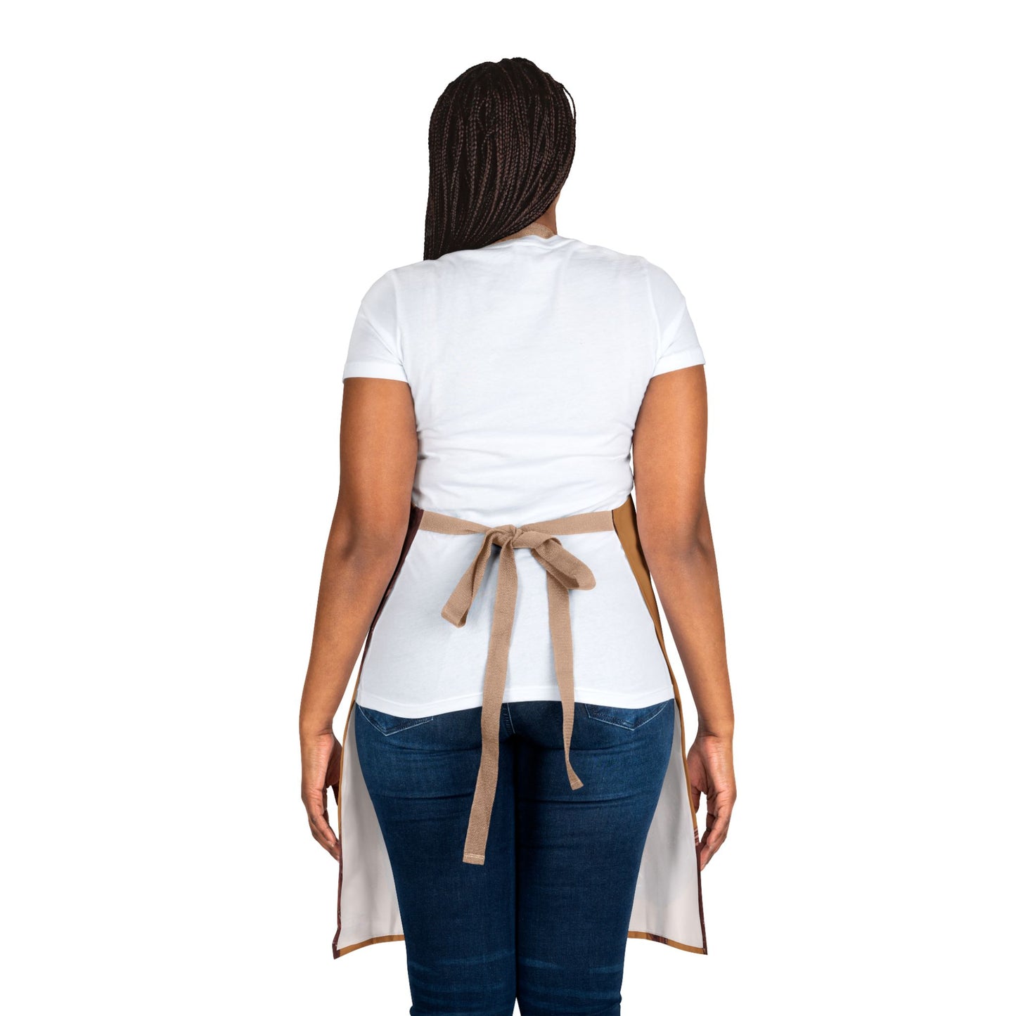 BIG BROWN BUTTERFLY APRON