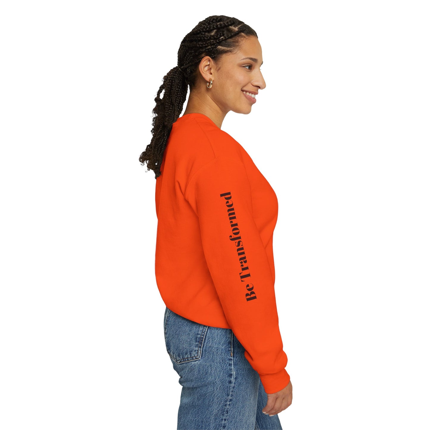 BE TRANSFORMED CREWNECK SWEATSHIRT