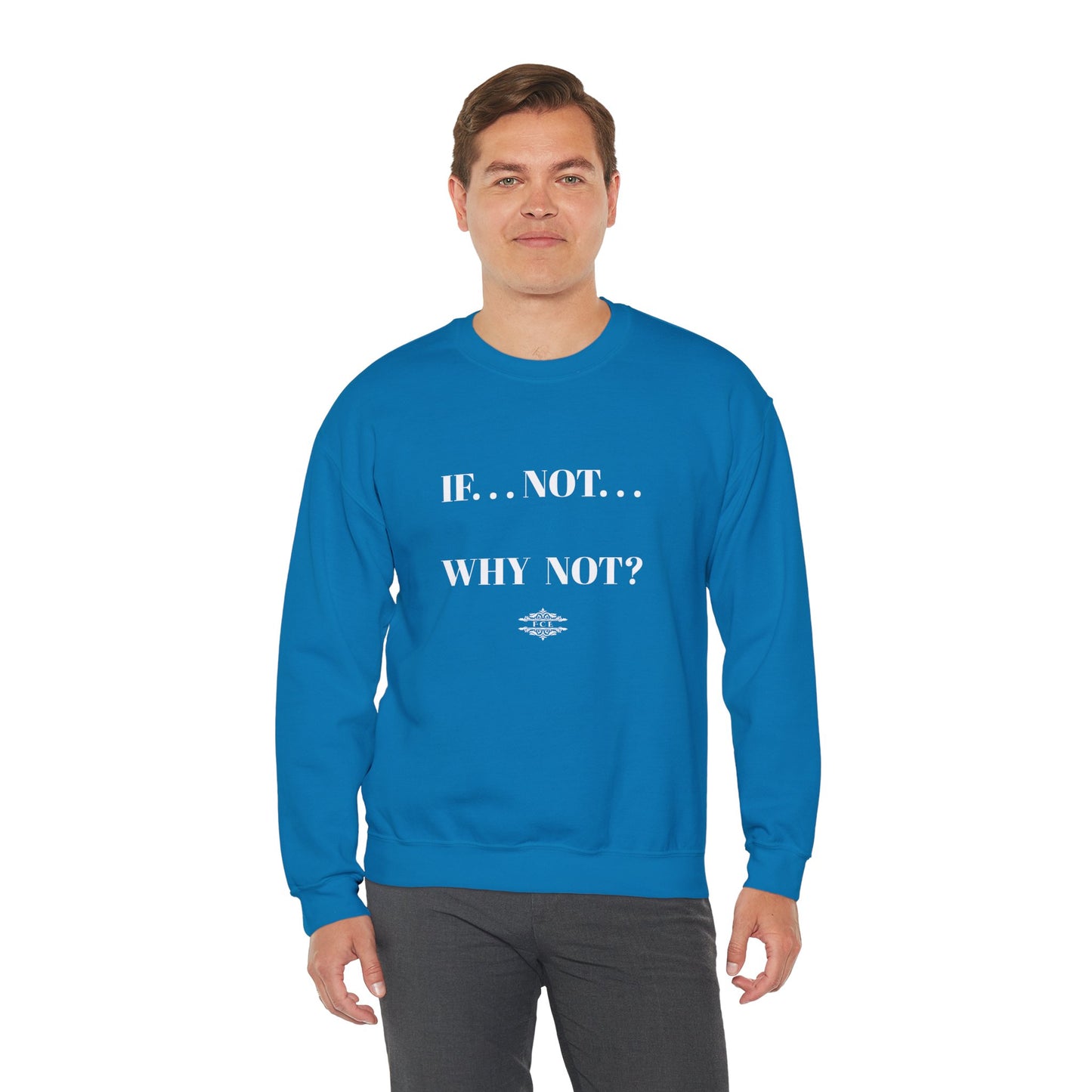 WHY NOT CREWNECK SWEATSHIRT