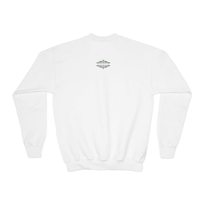 YOUTH SWEATSHIRT WITH FUN YELLOW HEARTS