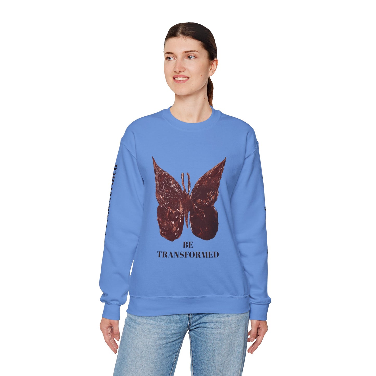 BE TRANSFORMED CREWNECK SWEATSHIRT