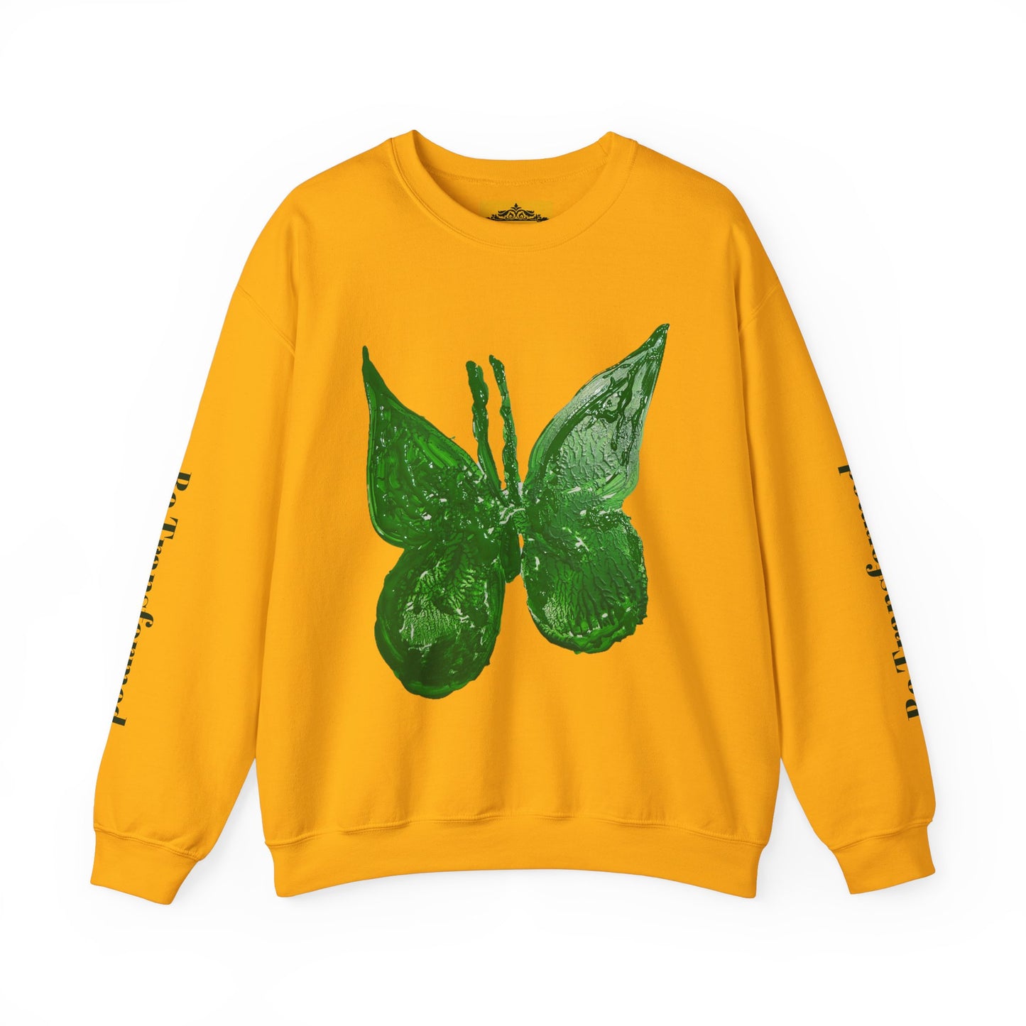 GREEN BUTTERFLY CREWNECK SWEATSHIRT