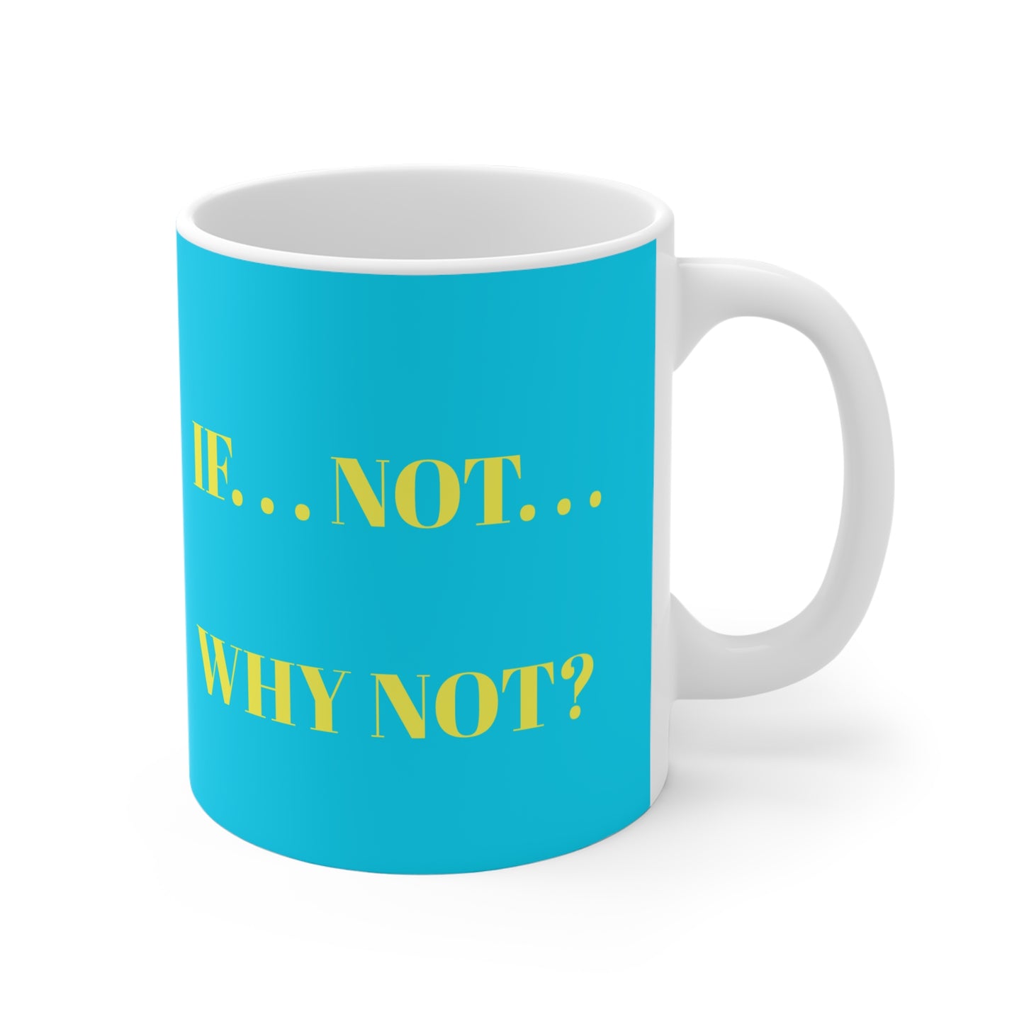 SUMMER BLUE WHY NOT MUG