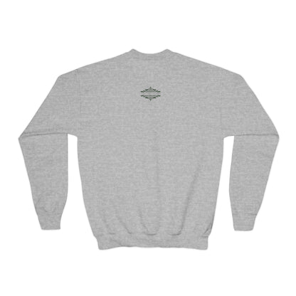 YOUTH SWEATSHIRT WITH FUN YELLOW HEARTS