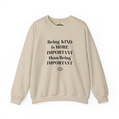 BE KIND CREWNECK SWEATSHIRT