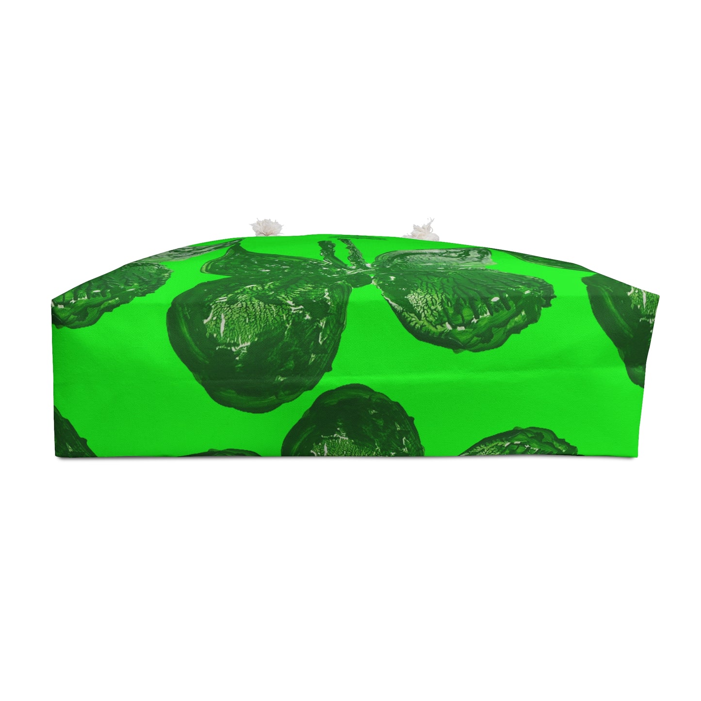 STUNNING GREEN BUTTERFLY WEEKENDER BAG