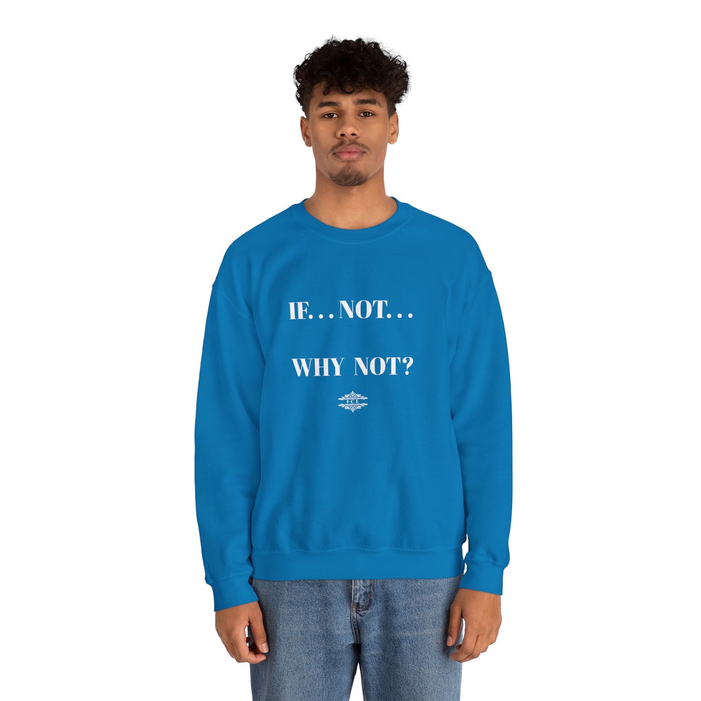 WHY NOT CREWNECK SWEATSHIRT