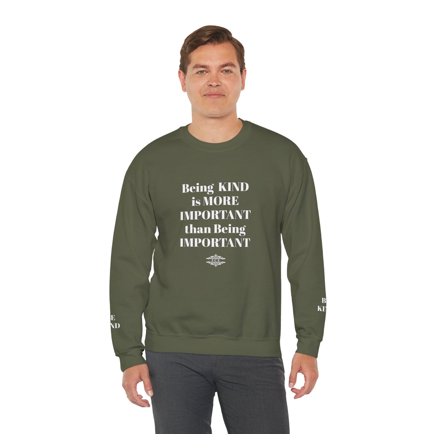 BE KIND CREWNECK SWEATSHIRT