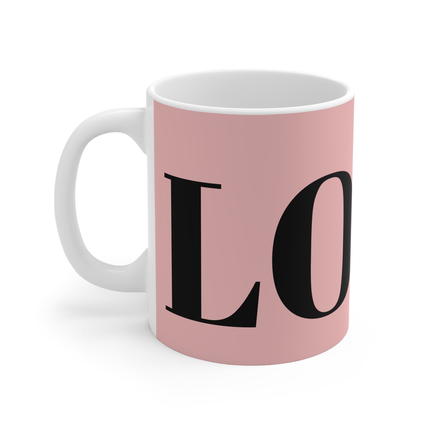 PINK AND BLACK LOVE MUG
