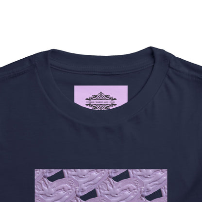 CUTE PURPLE HEART TODDLER TEE