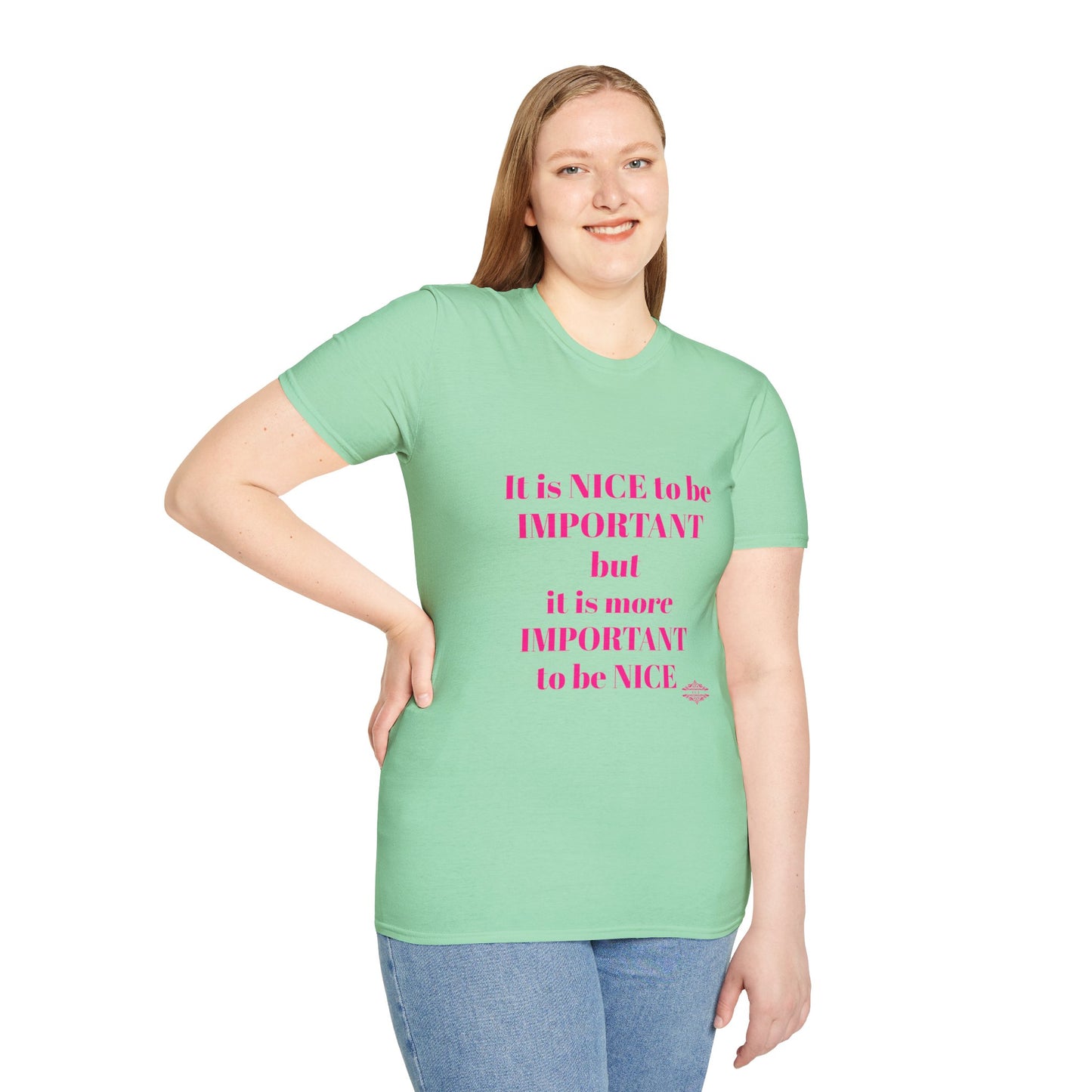 INSPIRATIONAL QUOTE BE NICE TEE
