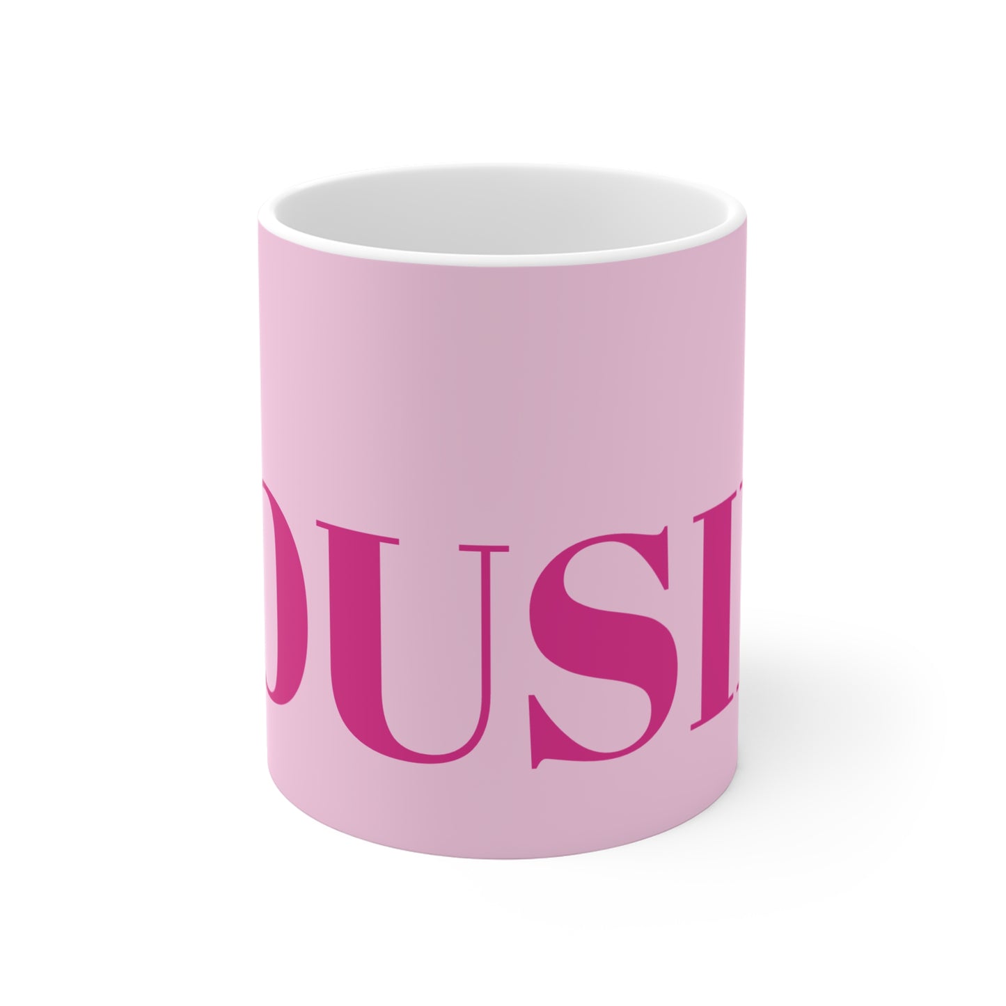 LIGHT PINK COUSIN MUG