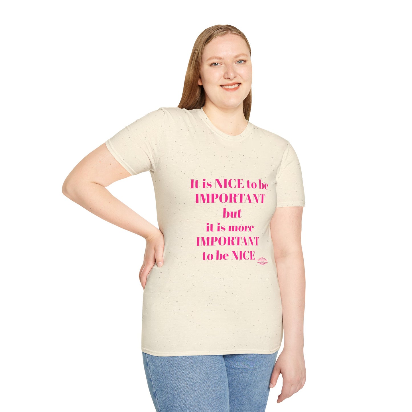 INSPIRATIONAL QUOTE BE NICE TEE