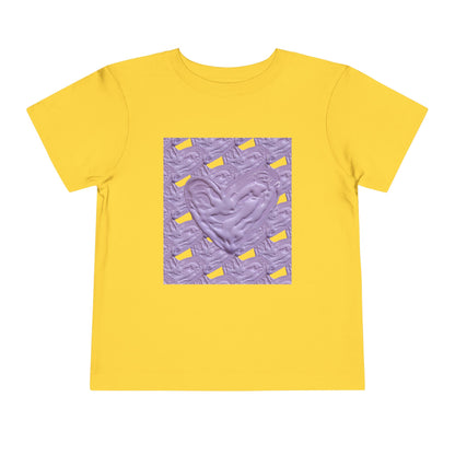 CUTE PURPLE HEART TODDLER TEE